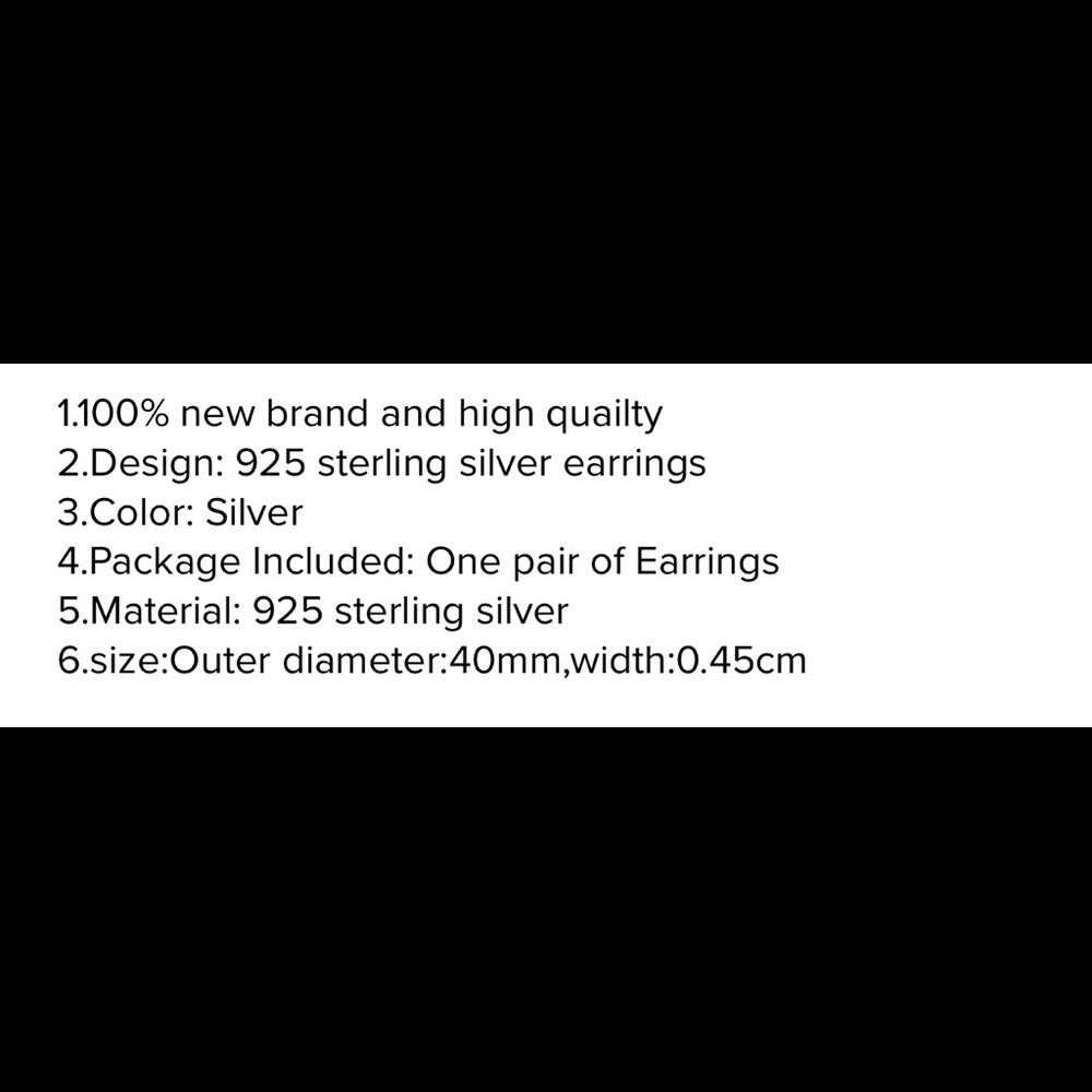 ✨Round Silver Hoop✨ - Picture 6 of 6